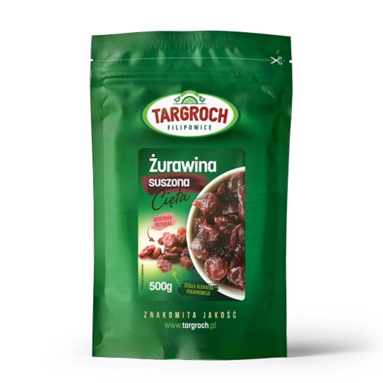 ŻURAWINA SUSZONA CIĘTA 500G - TARGROCH.jpg