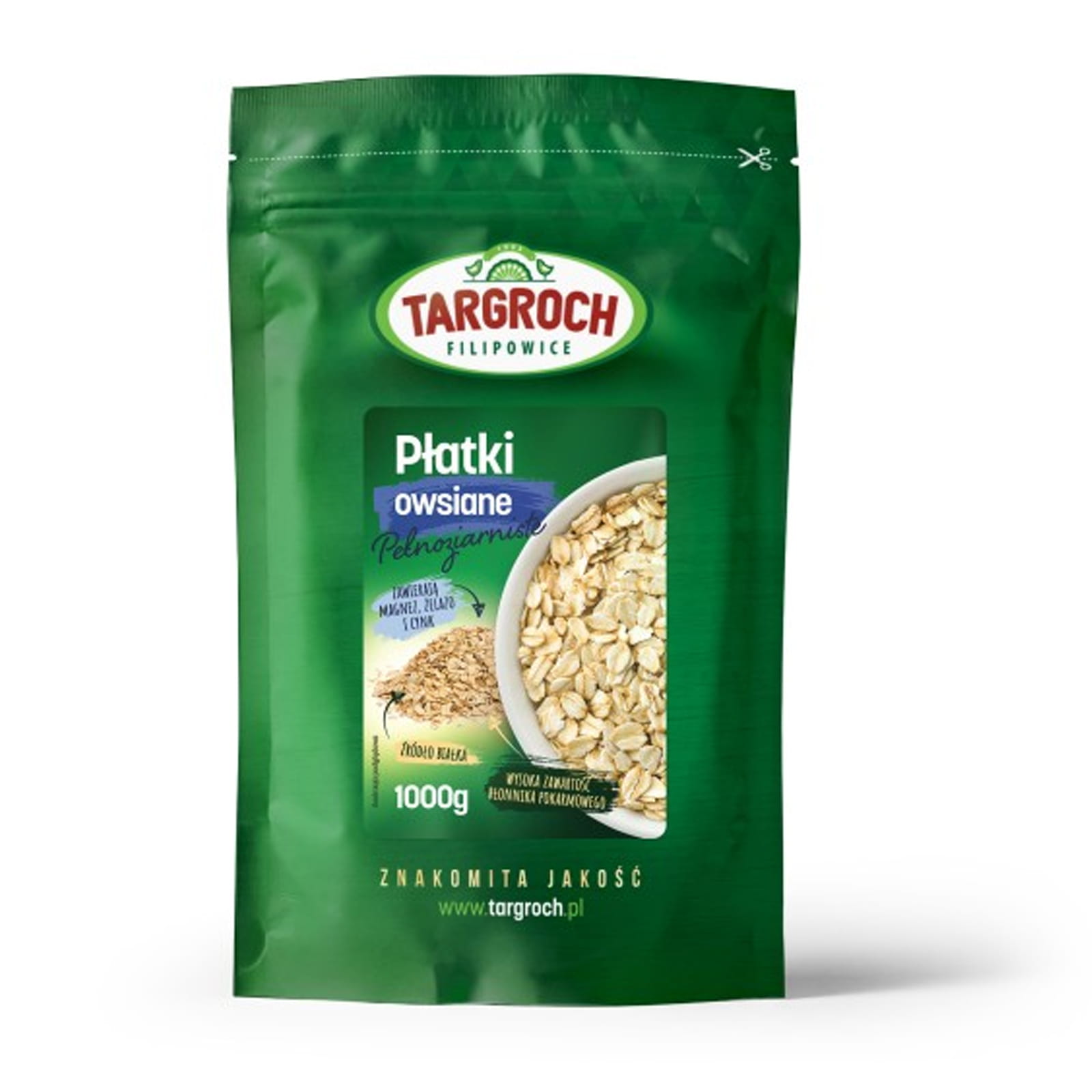 PŁATKI OWSIANE 1KG - TARGROCH
