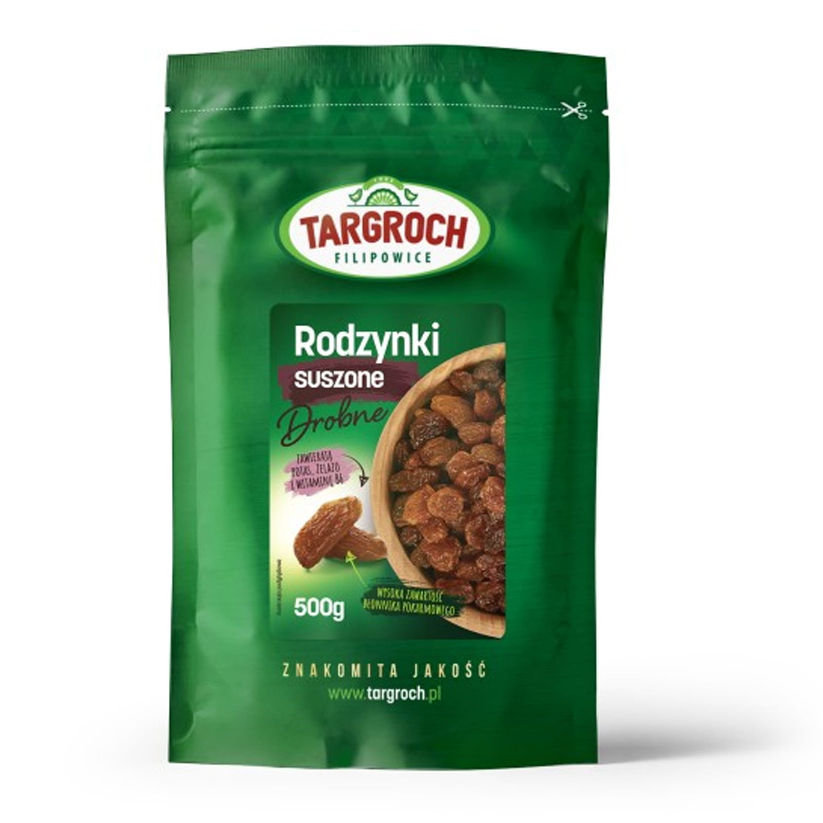 RODZYNKI SUSZONE 500G - TARGROCH