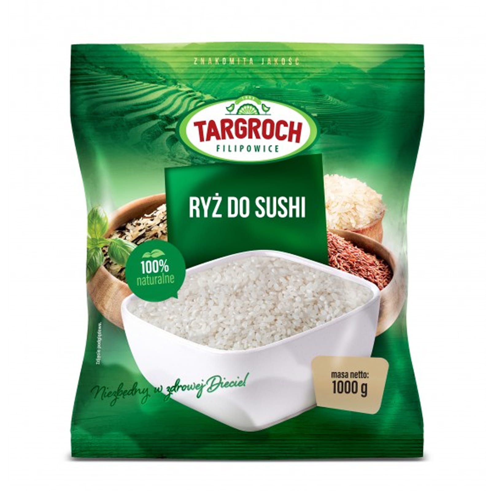 RYŻ DO SUSHI 1KG - TARGROCH