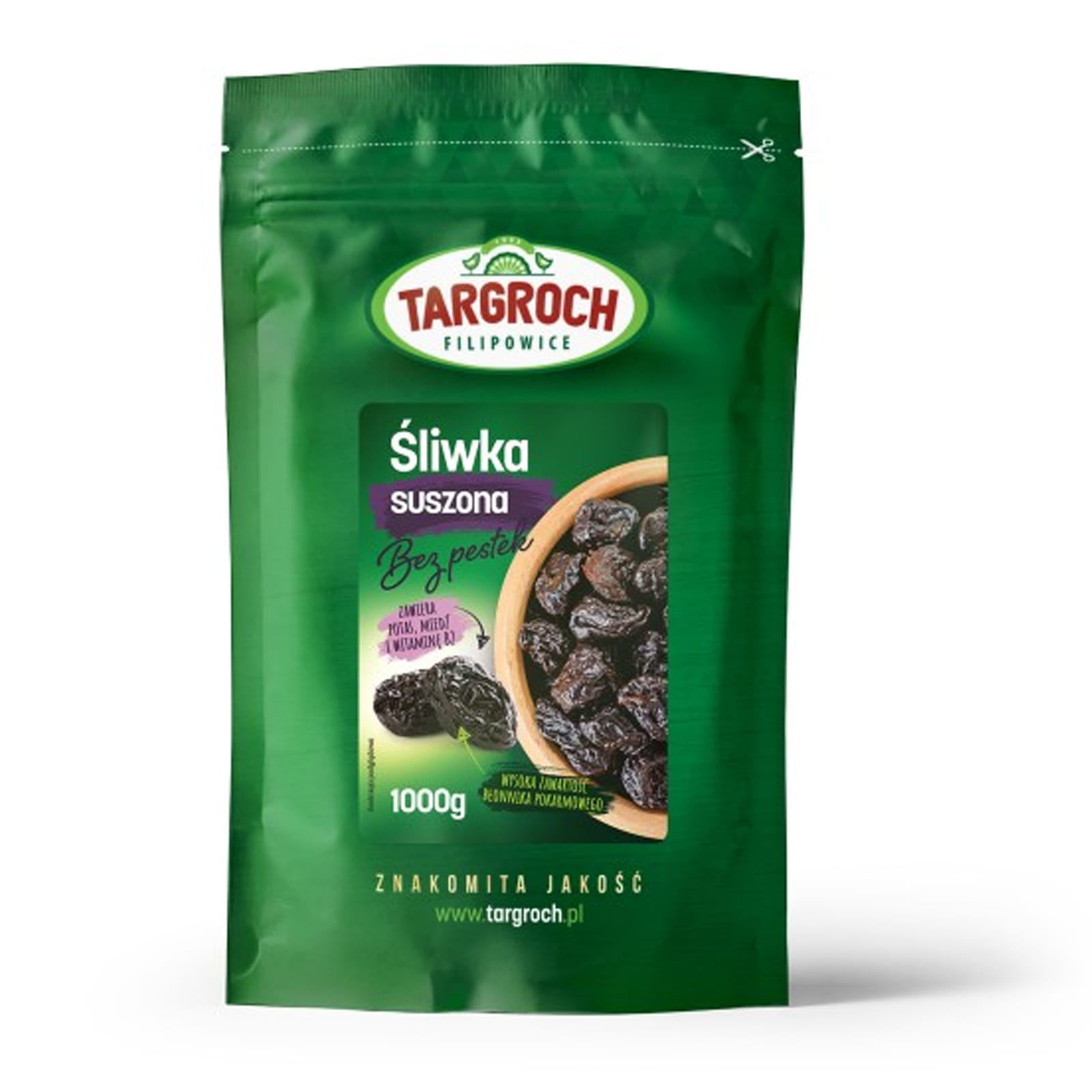 ŚLIWKA SUSZONA 500G - TARGROCH