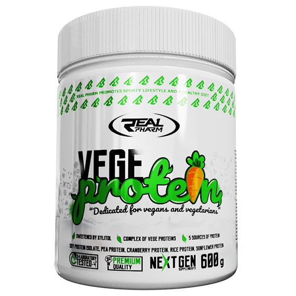 VEGE PROTEIN 600G - REAL PHARM