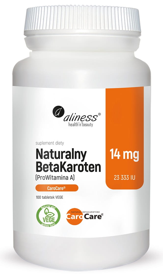 NATURALNY BETA KAROTEN 100 TABL - ALINESS