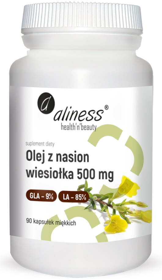 OLEJ Z WIESIOŁKA 500MG 90 KAPS - ALINESS