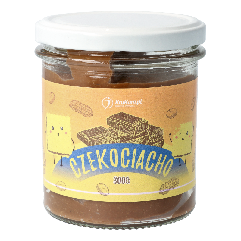 CZEKOCIACHO SŁODKA PASTA Z CIASTECZKAMI 300G - KRUKAM
