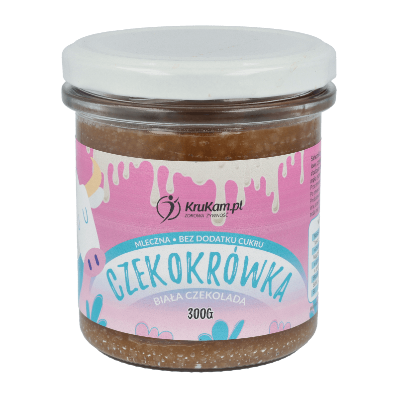 MLECZNA CZEKOKRÓWKA Z BIAŁĄ CZEKOLADĄ 300G - KRUKAM