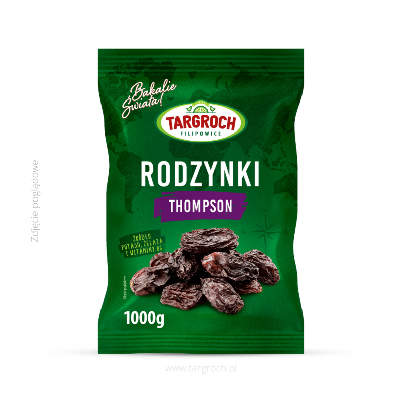 RODZYNKI THOMPSON 1KG - TARGROCH