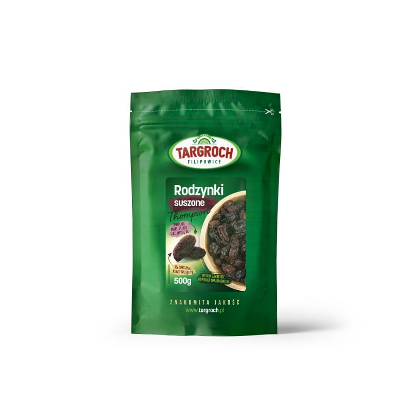 RODZYNKI SUSZONE THOMPSON 500G - TARGROCH