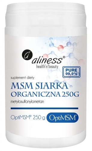 MSM SIARKA ORGANICZNA 250G - ALINESS
