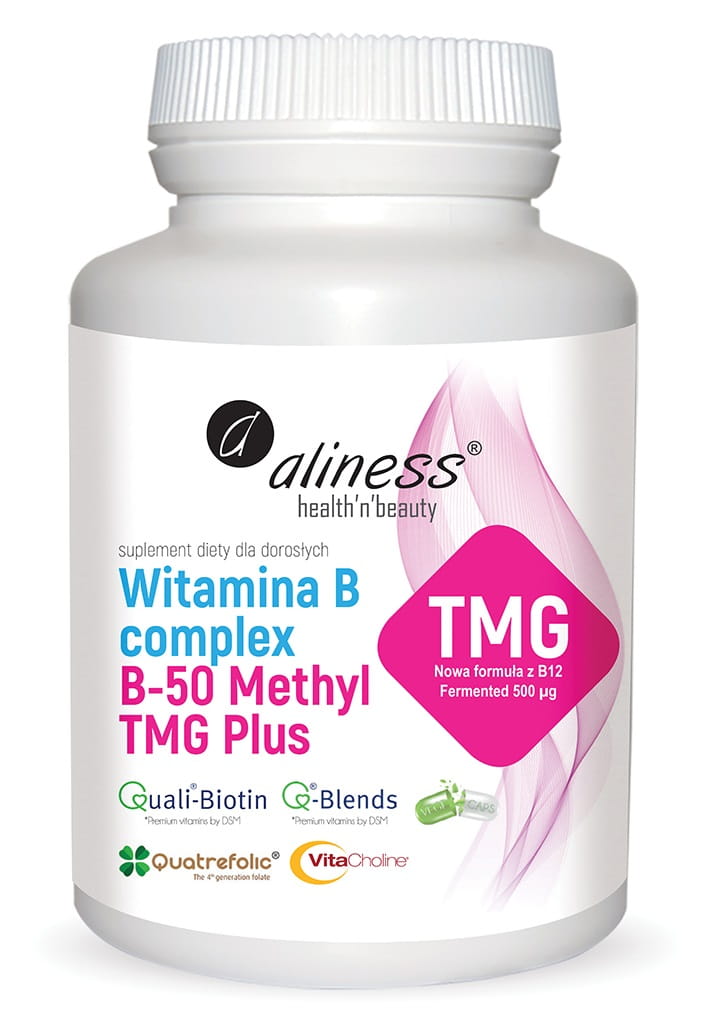 WITAMINA B COMPLEX B-50 METHYL TMG 100 KAPS - ALINESS