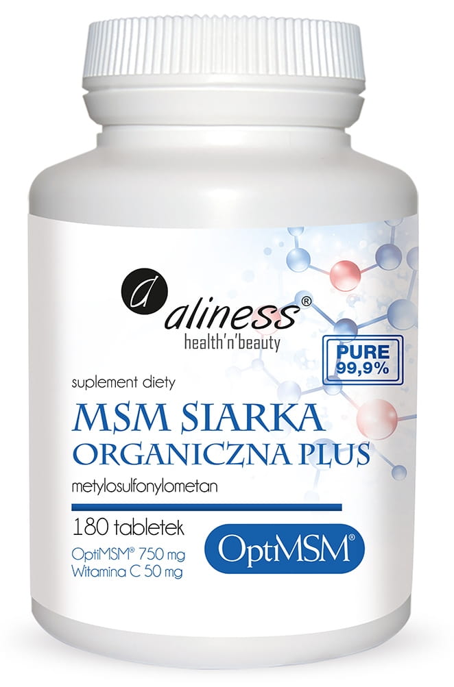 MSM SIARKA ORGANICZNA 180 TAB - ALINESS