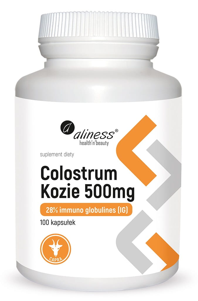 COLOSTRUM KOZIE IG 28% 500 MG 100 KAPS - ALINESS