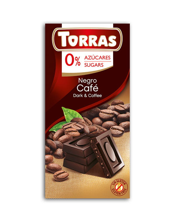 CZEKOLADA GORZKA Z KAWĄ 75G - TORRAS