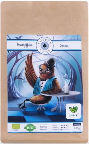 KAWA ZIARNISTA EKOLOGICZNA BRAZYLIJSKA SOWA 1KG - ECOBLIK
