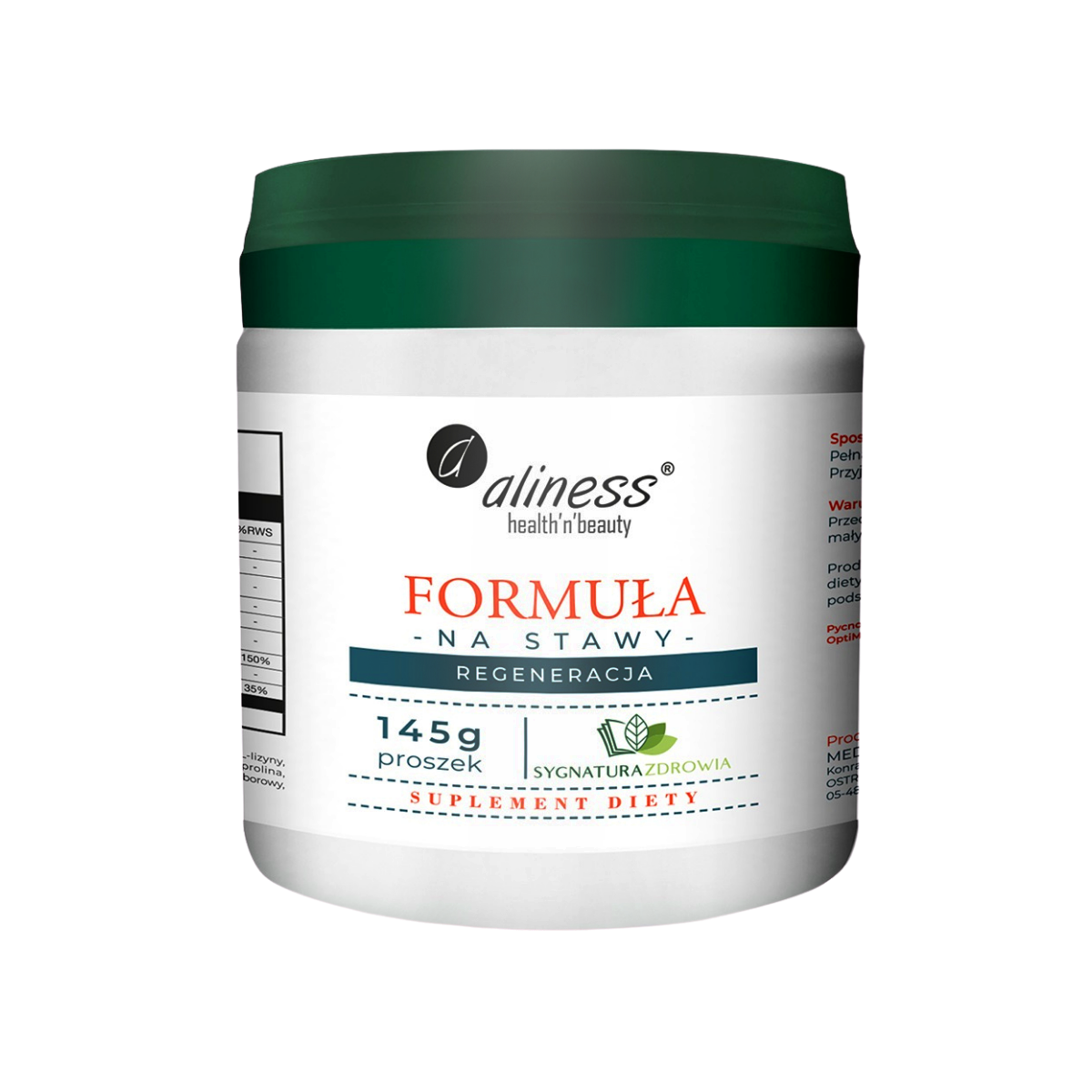 FORMUŁA NA STAWY  - ALINESS 145G