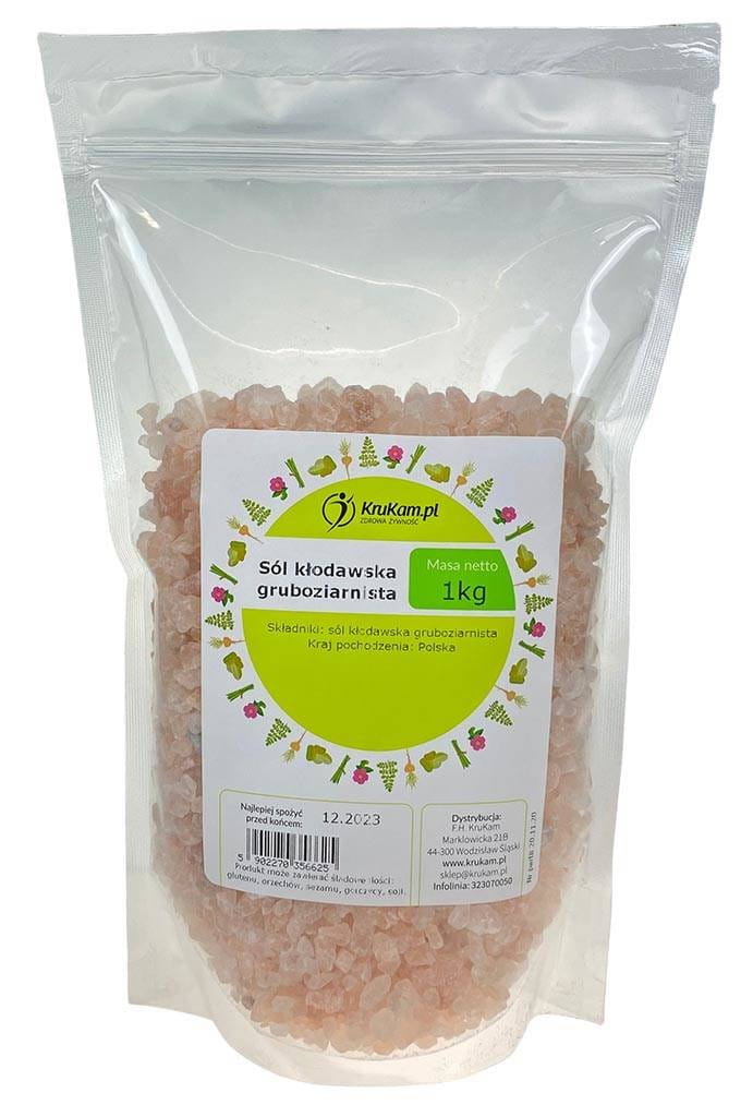 SÓL KŁODAWSKA GRUBOZIARNISTA 1KG - KRUKAM