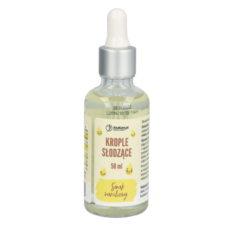 AROMAT KROPLE SŁODZĄCE 50ML KRUKAM - WANILIOWY