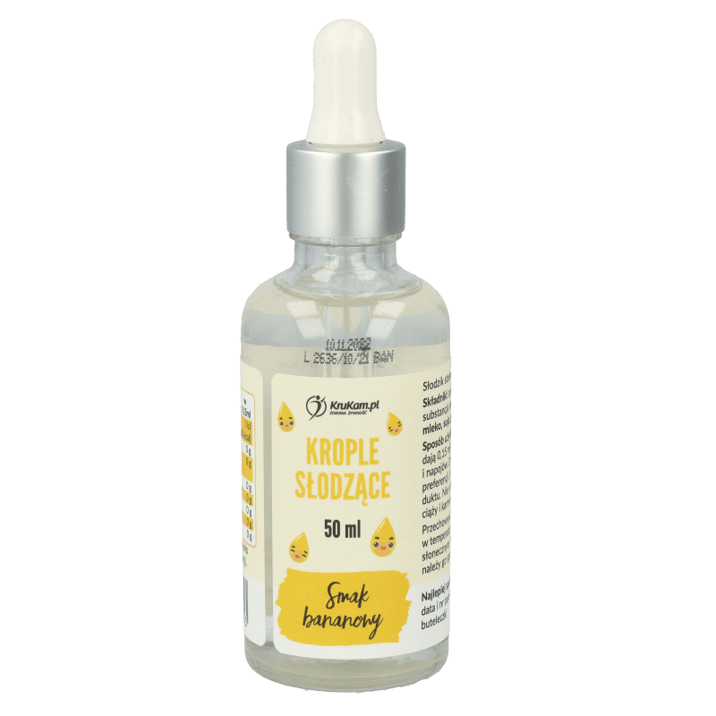 AROMAT KROPLE SŁODZĄCE 50ML KRUKAM - BANAN