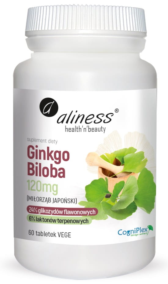 GINKGO BILOBA 120MG 60TAB - ALINESS