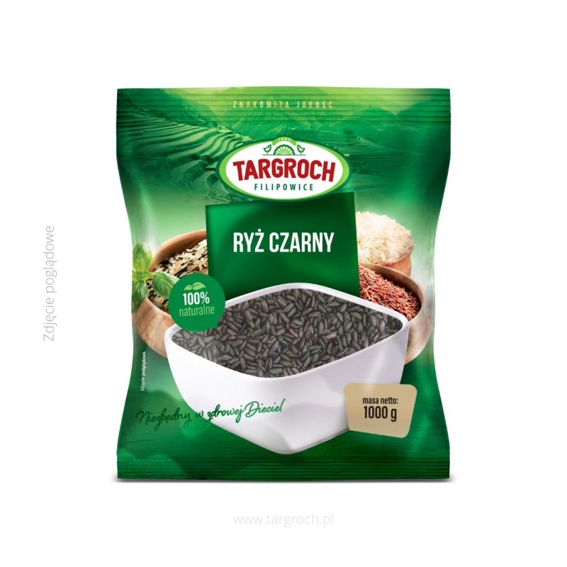 RYŻ CZARNY 1KG  - TARGROCH