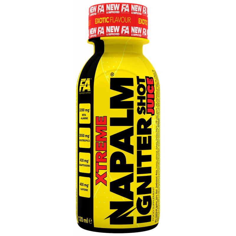 NAPALM IGNITER JUICE SHOT 120ML - FITNESS AUTHORITY