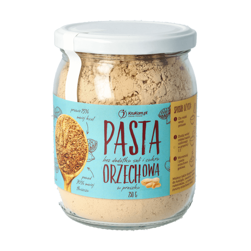 PASTA ORZECHOWA W PROSZKU 250G - KRUKAM