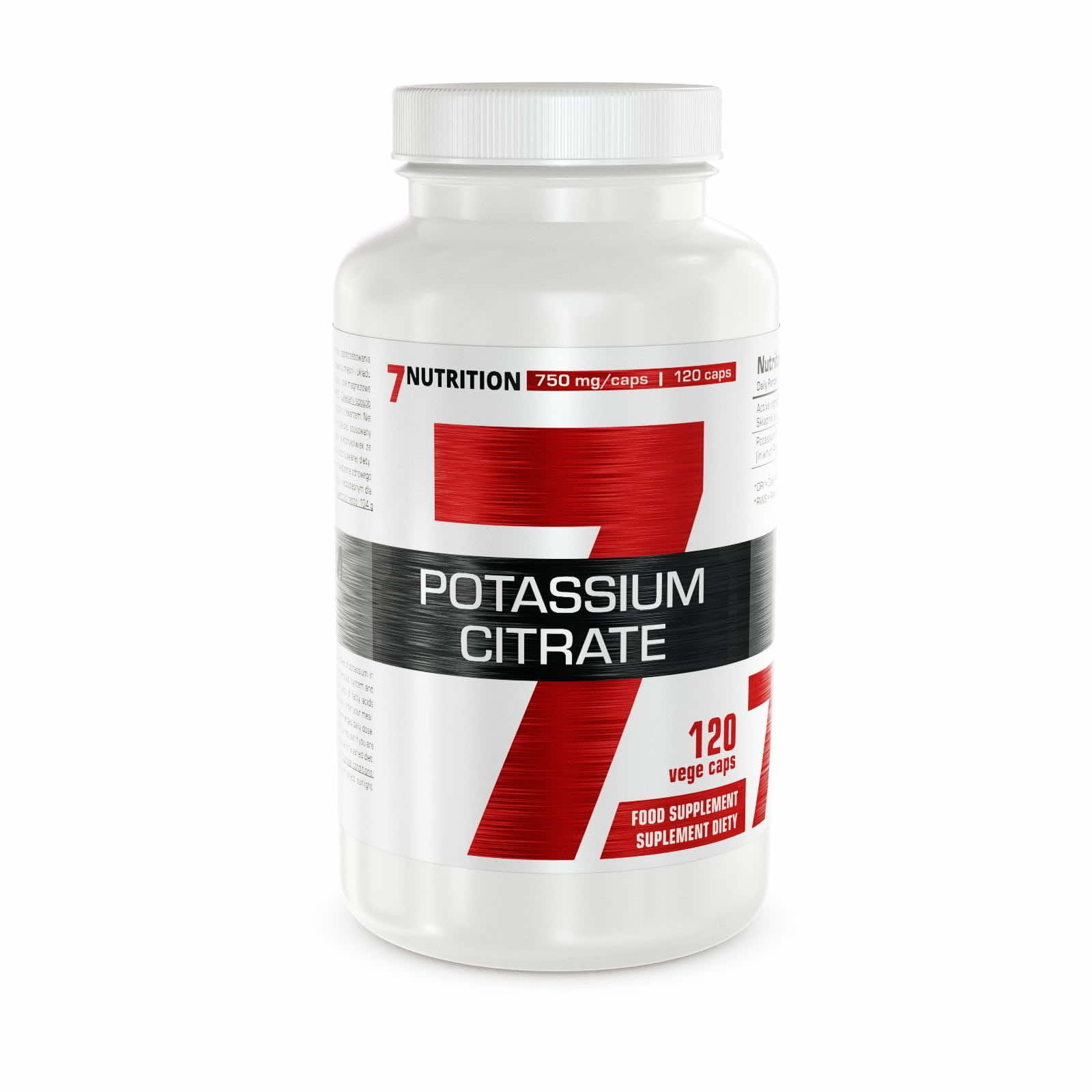 POTASSIUM CITRATE 120 KAPS - 7NUTRITION