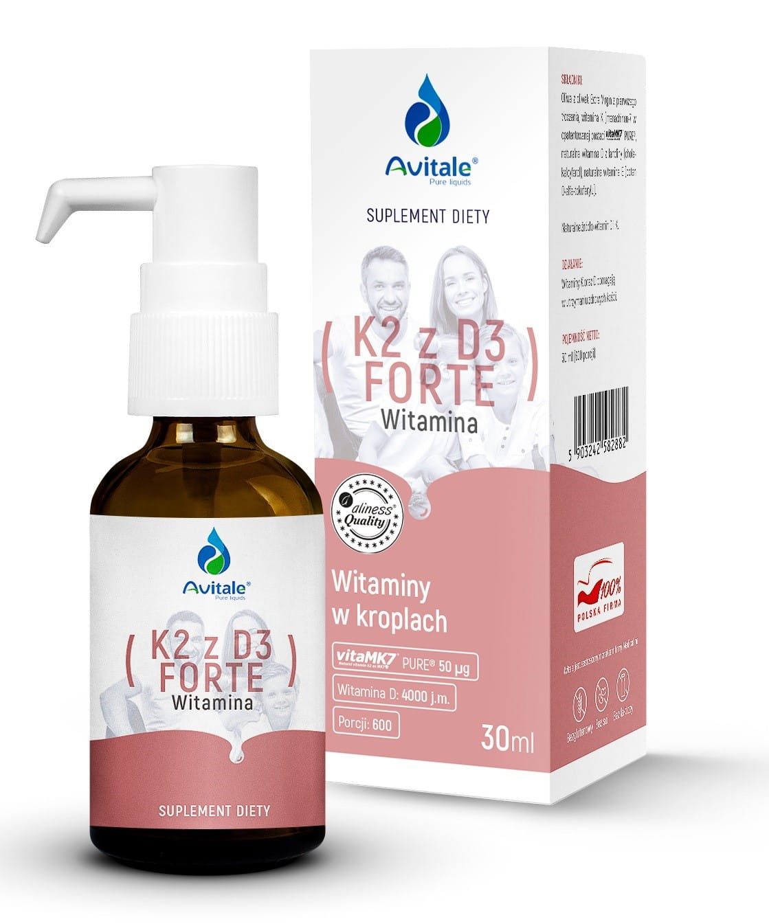 AVITALE K2 Z D3 FORTE 30ML - ALINESS