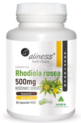 RHODIOLA ROSEA 500MG 60 KAPS - ALINESS