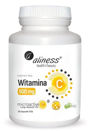 WITAMINA C 500MG MICROACTIVE 12H 100 KAPS - ALINESS