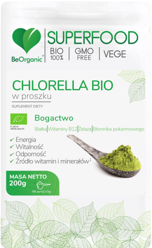 CHLORELLA BIO 200G - BEORGANIC
