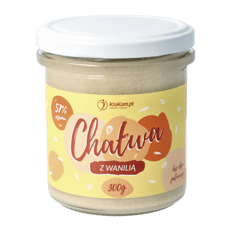 CHAŁWA TURECKA WANILIOWA 300G - KRUKAM