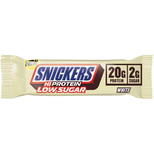 SNICKERS LOW SUGAR PROTEIN BAR  WHITE CHOCOLATE 57G