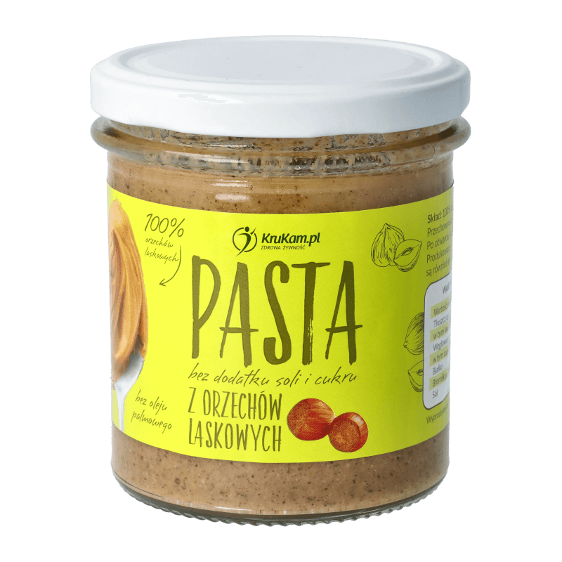 PASTA Z ORZECHÓW LASKOWYCH 300G-KRUKAM