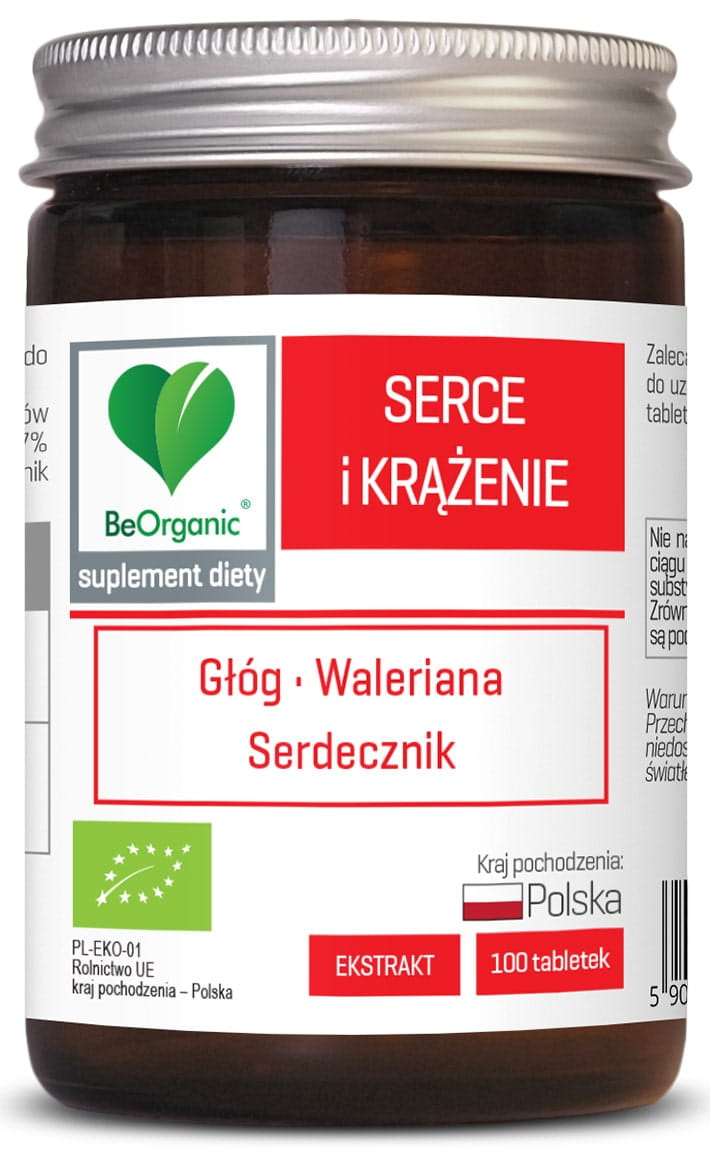 SERCE I KRĄŻENIE BIO 100 TAB - BEORGANIC
