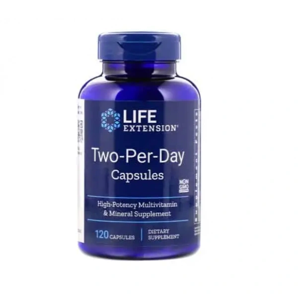 TWO-PER-DAY MULTIVITAMIN 120 KAPS - LIFE EXTENSION