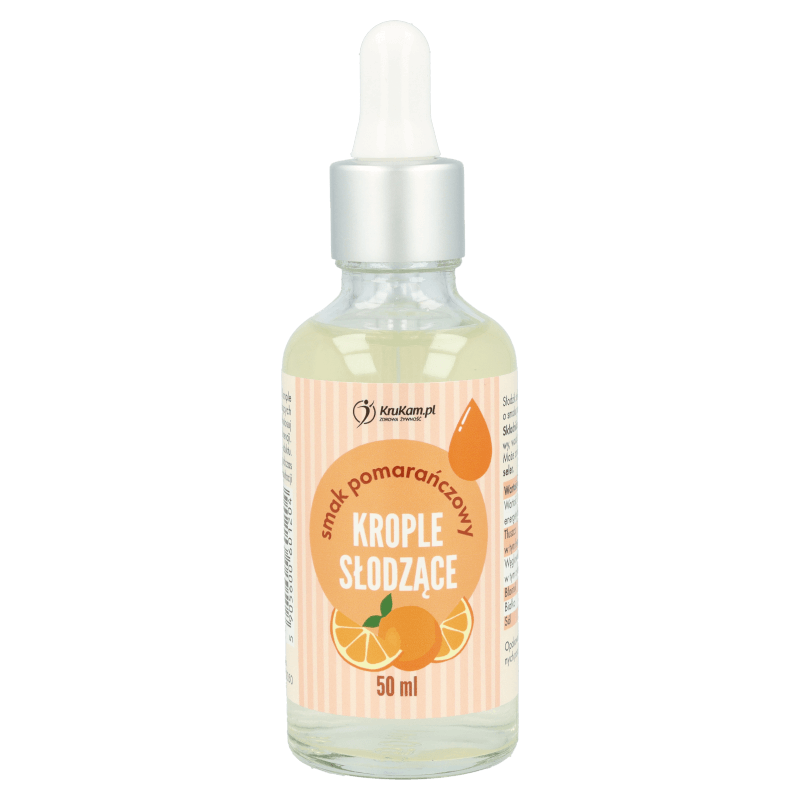 AROMAT KROPLE SŁODZĄCE 50ML KRUKAM - POMARAŃCZA