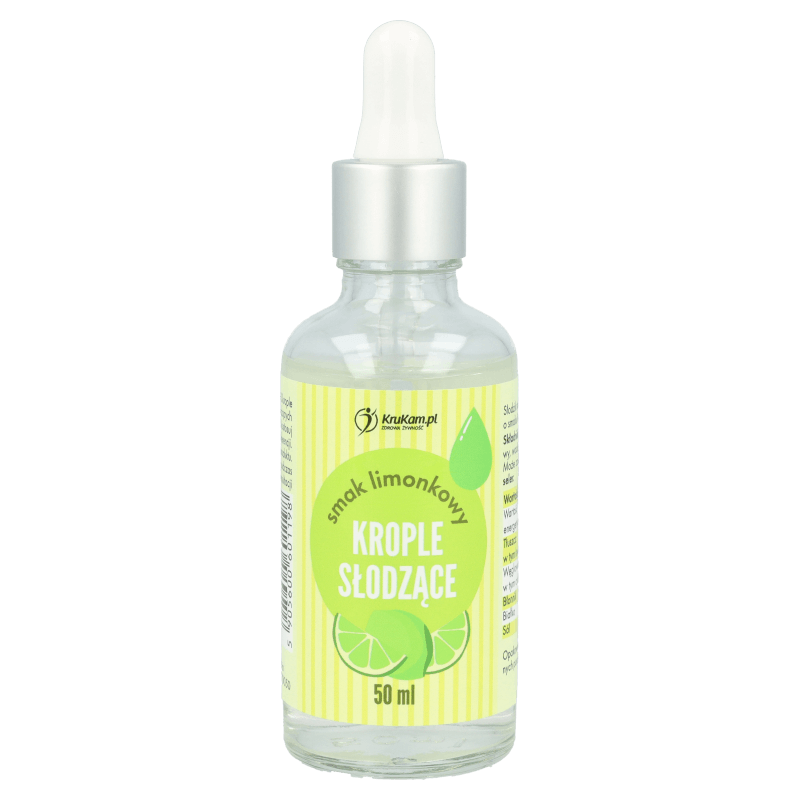 AROMAT KROPLE SŁODZĄCE 50ML KRUKAM - LIMONKA