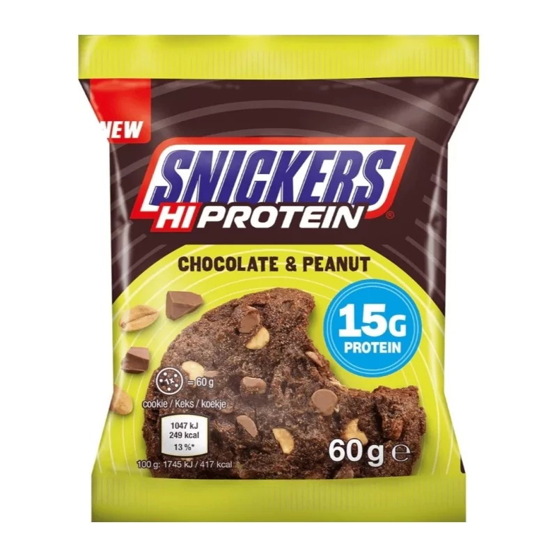 SNICKERS HI PROTEIN COOKIE 60G - CZEKOLADA ORZECH