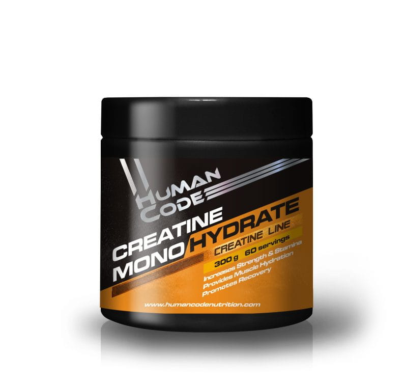 CREATINE MONOHYDRATE NATURAL 300G - HUMAN CODE