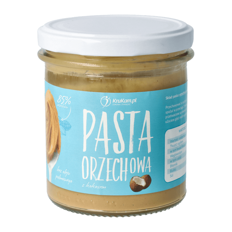 PASTA ORZECHOWA Z KOKOSEM 300G - KRUKAM