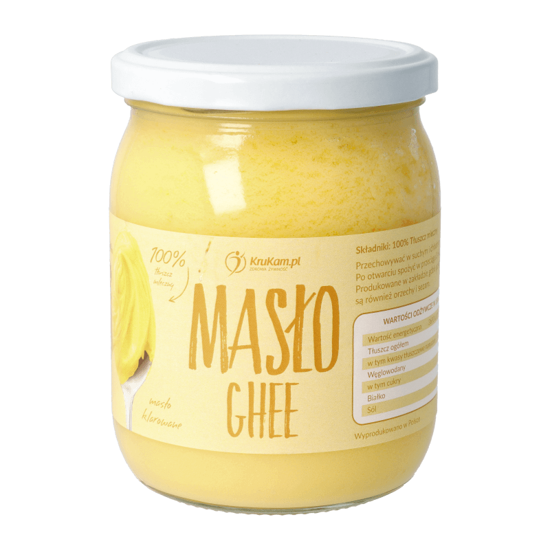 MASŁO KLAROWANE GHEE 500ML - KRUKAM