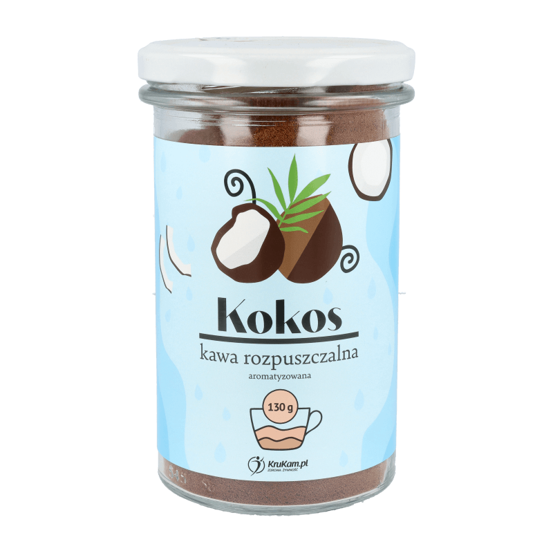 KAWA ROZPUSZCZALNA 130G KRUKAM - KOKOSOWA