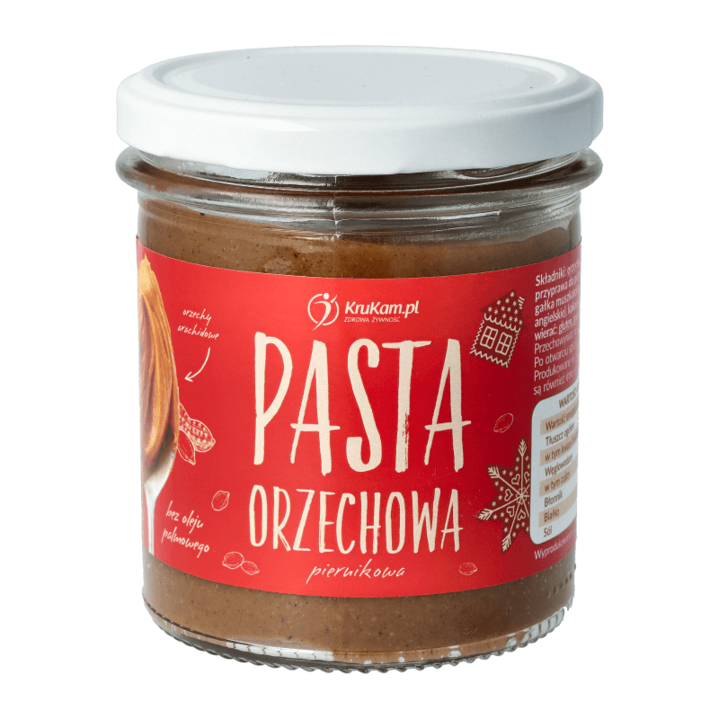 PASTA ORZECHOWA PIERNIKOWA 300G - KRUKAM