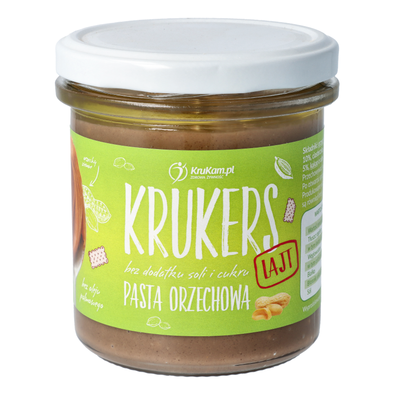 PASTA ORZECHOWA KRUKERS LAJT 300G - KRUKAM