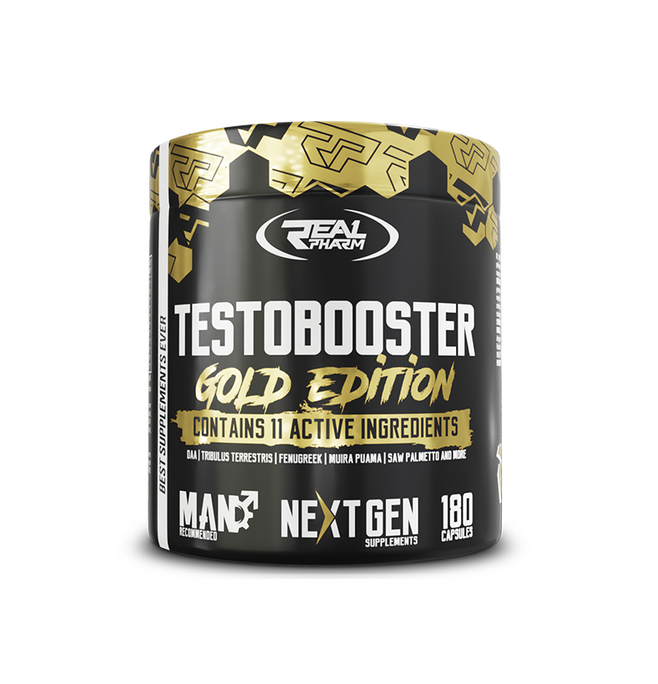 TESTOBOOSTER GOLD EDITION 180 KAPS - REAL PHARM