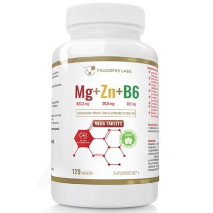 MG+ZN+B6 120 TAB - PROGRESS LABS