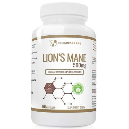 LION'S MANE 500MG 60 KAPS - PROGRESS LABS