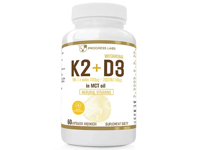 K2+D3 60 KAPS - PROGRESS LABS