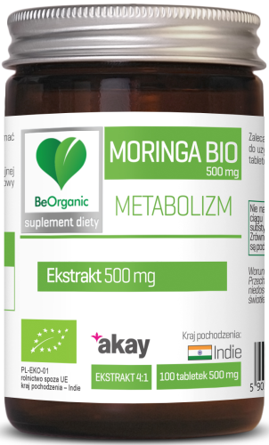 MORINGA BIO 5000 MG 100 TAB - BEORGANIC